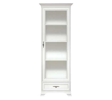 Витрина однодверная Кентаки REG1W1S белая