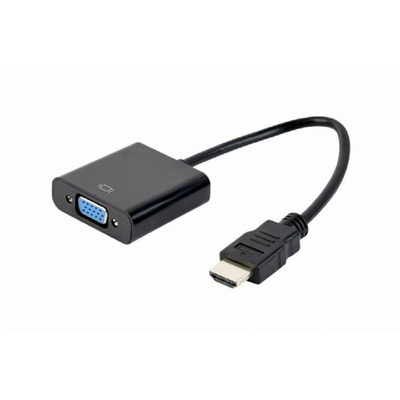 Gembird Переходник HDMI-VGA Cablexpert, 19M/15F, провод 15см (A-HDMI-VGA-04)