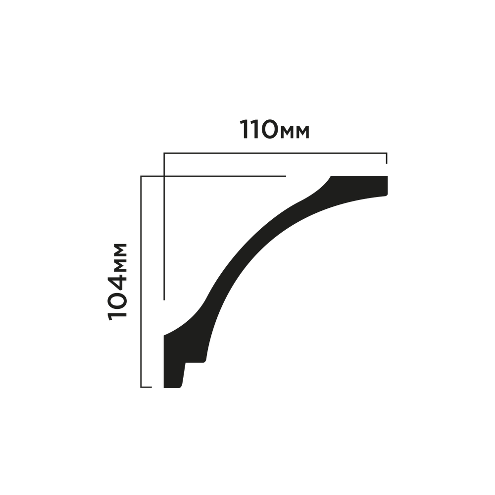 Карниз потолочный A151