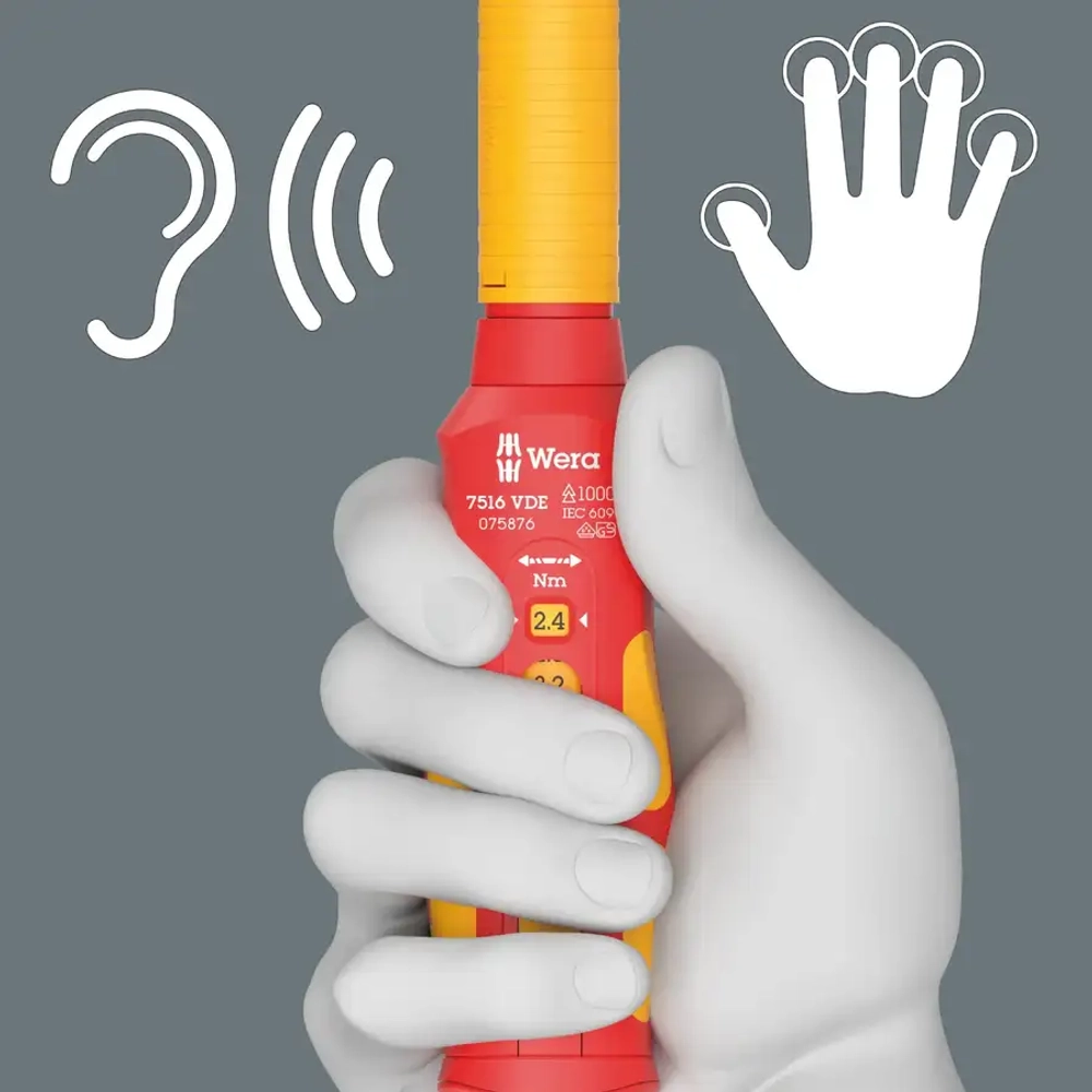 Динамометрическая отвёртка Kraftform 7516 VDE WERA 05075876001
