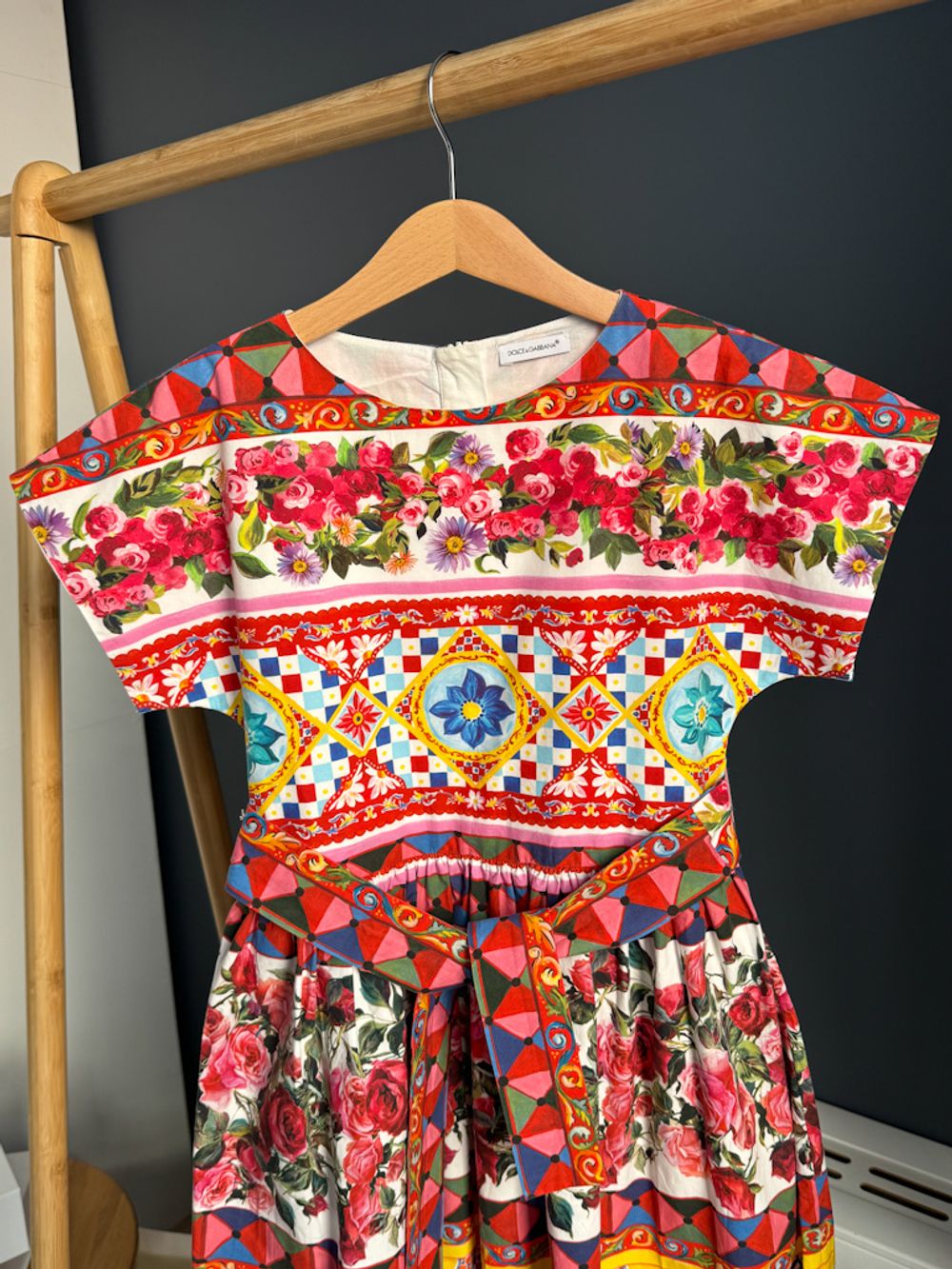 Хлопковое платье Dolce & Gabbana, 140