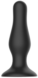 Черная анальная пробка Self Penetrating Butt Plug № 67 - 12,7 см. (Цвет: черный)