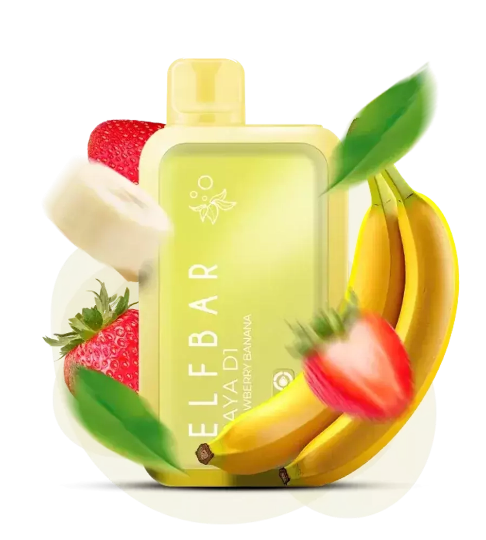ELF BAR 13000 - Strawberry Banana (5% nic)
