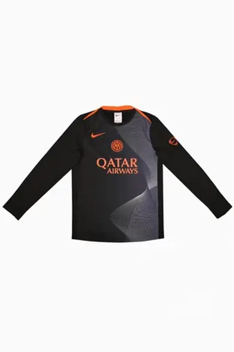 Футболка с длинными рукавами Nike Inter Milan 25/26 Academy Pro Junior - черный