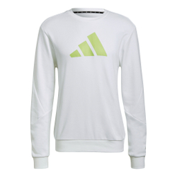 Мужская кофта теннисная adidas Future Icon 3BAR Crew Sweatshirt Men - White, Green