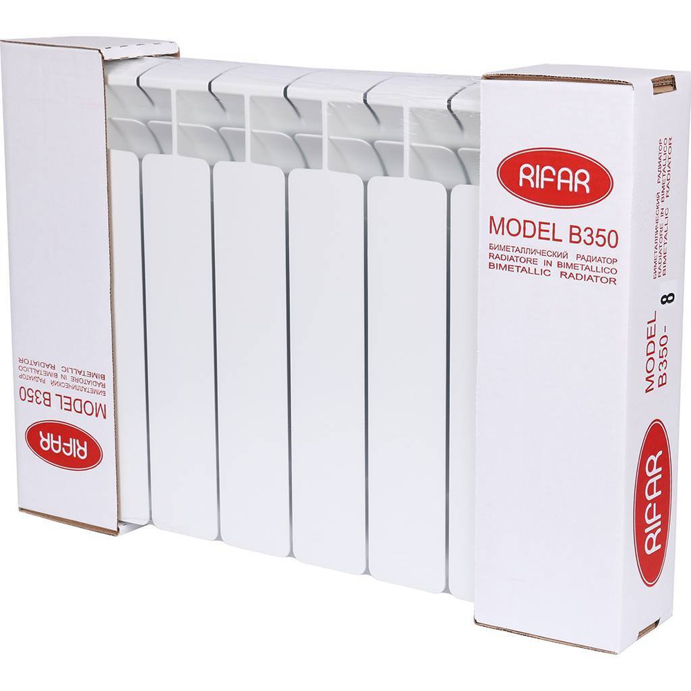 Радиатор биметалл. RIFAR 350 08 секции