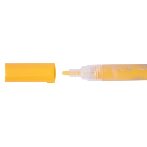 Маркер акриловый 2 мм, перо круглое, 10 шт, Y416 неаполитанский желтый/Neapolitan yellow, AMV-01 Vista-Artista