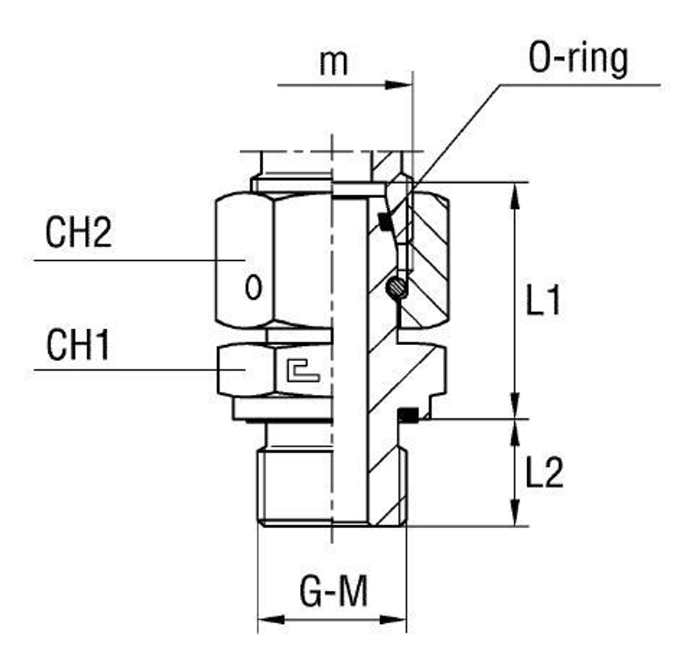 Штуцер FNE DS30 42х2
