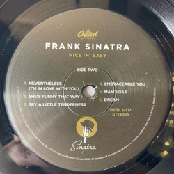 Винтажная виниловая пластинка LP Frank Sinatra, Nice N Easy (США 2009) Original Master Recording