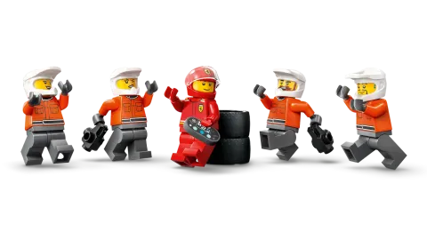 Конструктор LEGO City 60443 Пит-стоп Формулы-1 Ferrari с командой