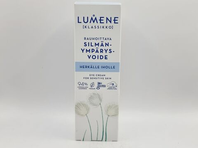 Lumene KLASSIKKO Крем для области вокруг глаз успокаивающий для чувствительной кожи15 мл (из Финляндии)