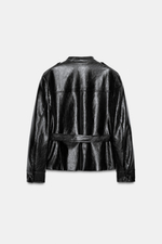 КУРТКА ИЗ ИСКУССТВЕННОЙ КОЖИ — ZW COLLECTION — ZARA