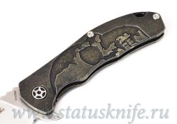 Нож CH3504 S35VN Skullфотография - 3