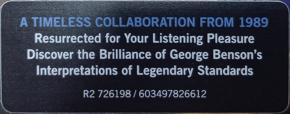 George Benson / Dreams Do Come True: When George Benson Meets The Robert Farnon Orchestra (CD)