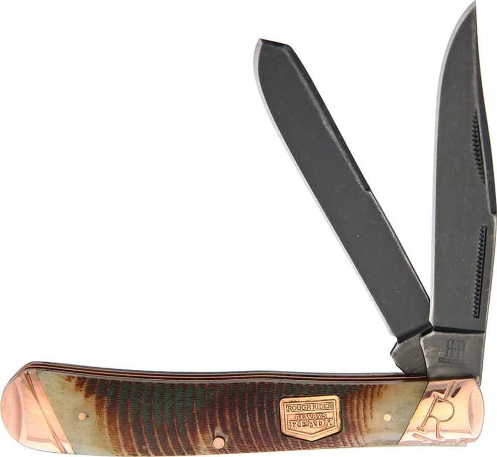 Нож складной Rough Ryder Backwoods Bushcraft Trapper, RR1840