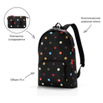 Рюкзак складной mini maxi dots