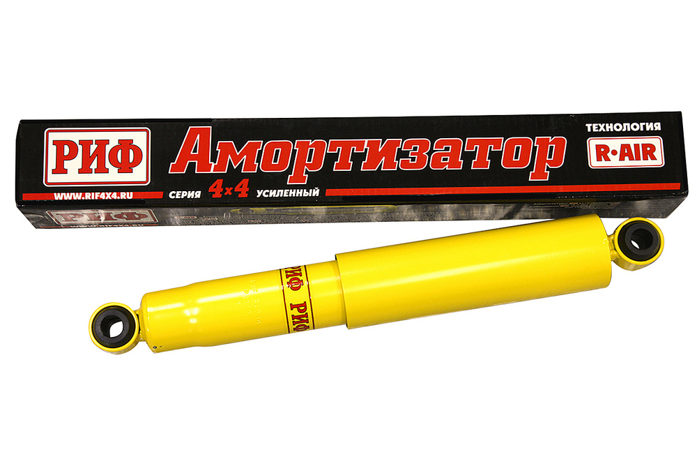 Амортизатор усиленный задний Toyota Hilux 2005-2014, LC 60-70 (рессорная подвеска), Sollers ST6, Jac T6 лифт 45 мм, Jac T9 штатный РИФ