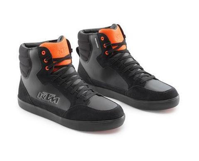 Мотокеды KTM J-6 WP SHOES черно-оранжевые