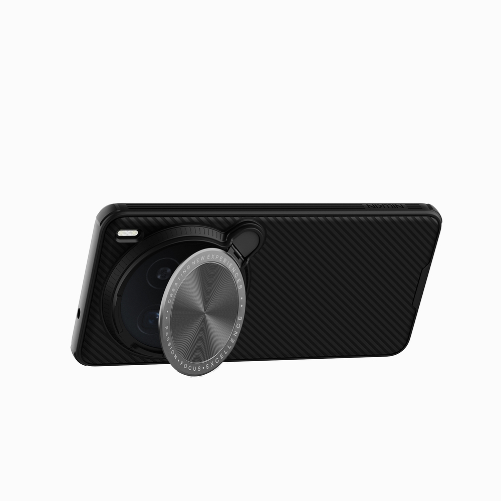 Чехол от Nillkin на Vivo X200 Pro с металлической откидной крышкой и поддержкой магнитной беспроводной зарядки MagSafe, серия CamShield Prop Magnetic Case