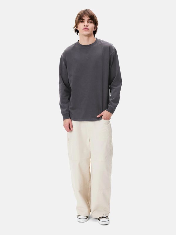 Лонгслив Garment Dyed графитовый - фото 2