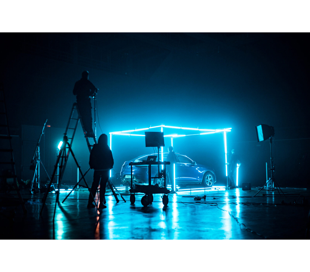 Осветитель Osterrig Sirius 2, RGB, 100 см, комплект с кейсом, серебро