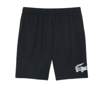 Мужские теннисные шорты Lacoste Water Repellent Colour Block Sport - black/grey