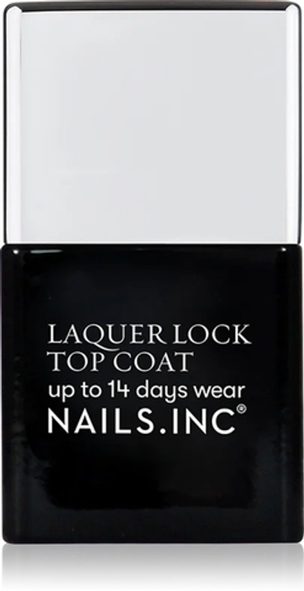 Nails Inc. 45 Second Lacquer Lock - Лак для ногтей - лакиер навьержниовый до пазнокци, 14 ml