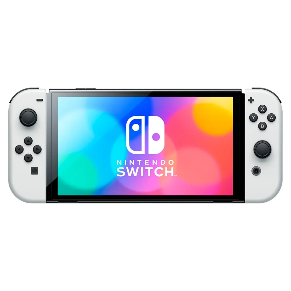 Портативная игровая консоль Nintendo Switch (OLED-модель), White (Белый)