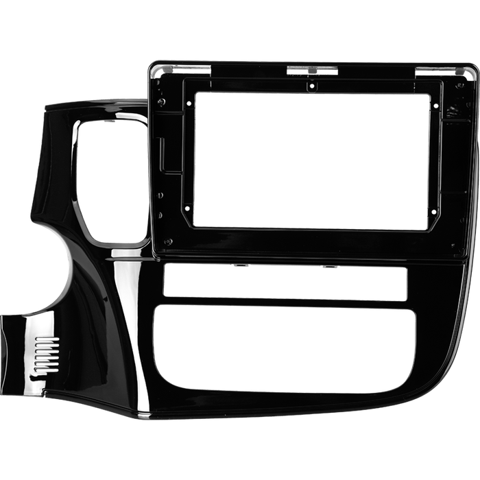 Комплект рамки с разъёмами 10,1"+can Mitsubishi Outlander 3 2012-2023 овальный климат Chinese ver.CAN