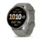 Garmin Venu 4 45 мм серебристые смарт-часы с серебристо-серым силиконовым ремешком