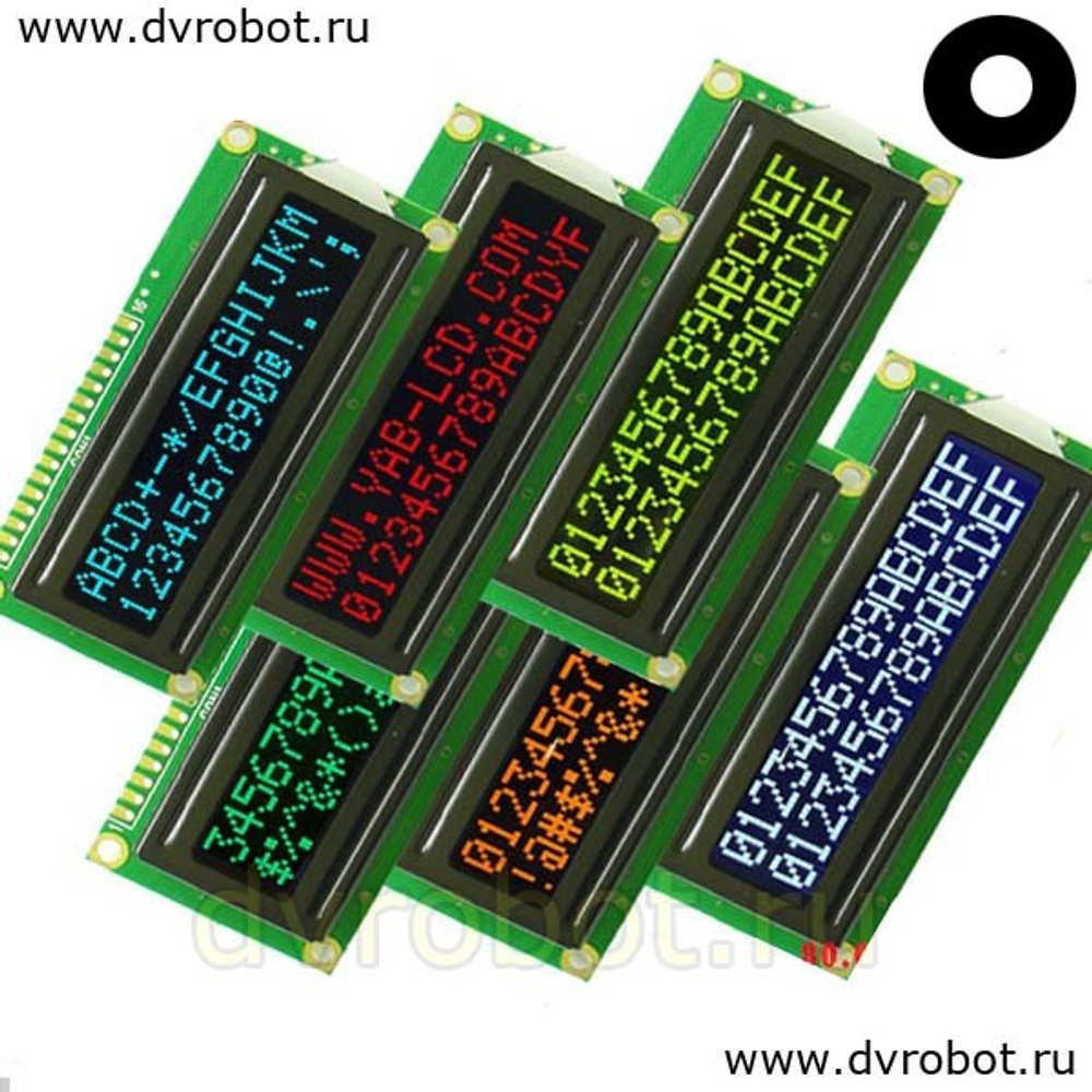 Дисплей LCD 1602 - ЧБ