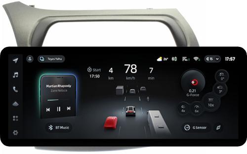 Магнитола для Honda Civic 8 хэтчбэк 2006-2011 левый руль - Teyes CC4PRO монитор 12.3" 2K QLED + рамка 9, Android 13, Быстрейшая, Snapdragon 778G, ИИ, CarPlay, DSP, 4G SIM-слот