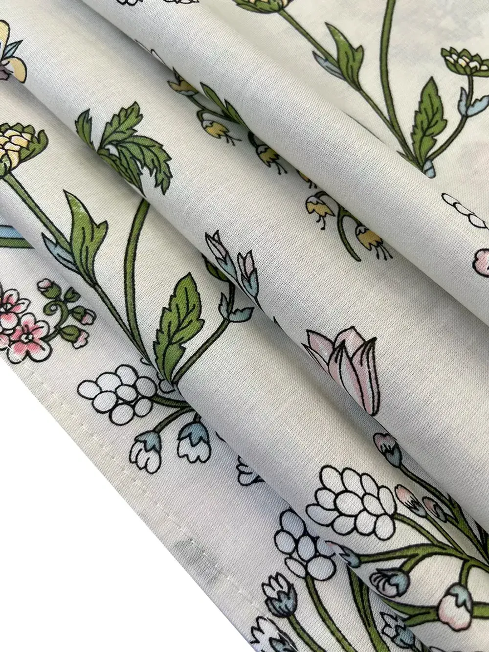 Простынь на резинке "Botany" 120х200 см Сказка сатин