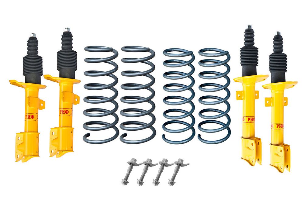 Лифт-комплект для Renault Duster (2010-2022), Nissan Terrano III 2004+ 4х4 лифт 40 мм РИФ Лифт-комплект для Renault Duster (2010-2022), Nissan Terrano III 2004+ 4х4 лифт 40 мм РИФ