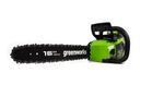 Аккумуляторная цепная пила Greenworks GD40CS18K4,2005807UA, 40v, 40 см, АКБ 2 А·ч и ЗУ