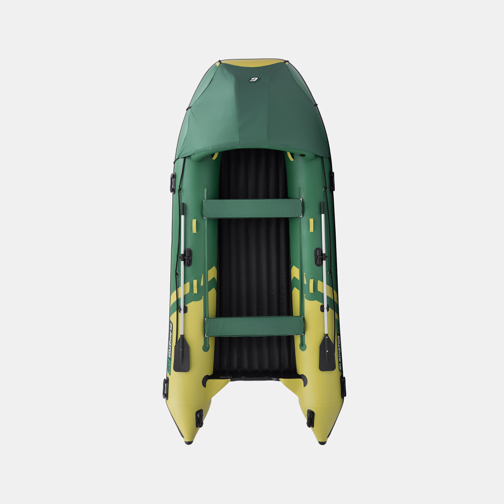 Лодка ПВХ Gladiator E420PRO НДНД зелено-оливковый