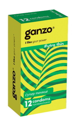 Презервативы GANZO Ultra thin No12 Супер тонкие, 12 шт. (Цвет: Прозрачные)