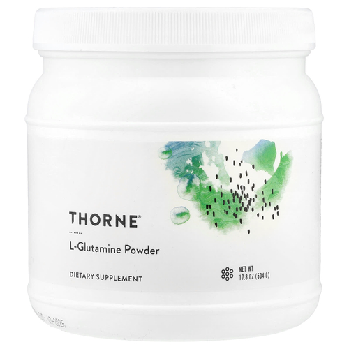 Thorne, L-глютамин в виде порошка, 504 г (17,8 унции)