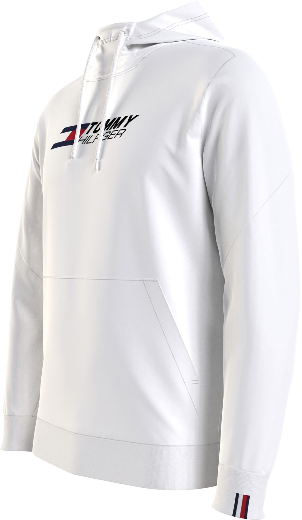 Мужская теннисная кофта Tommy Hilfiger Essentials Hoody - white