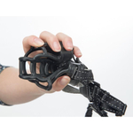 Намордник Muzzle Flex, резина, L (31 см, длина лобного ремня до 26 см), чёрный, Trixie