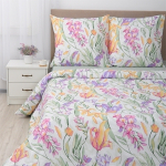 Постельное белье евро бязь «FLORAL» Simple Life