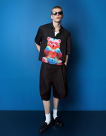 Мужская рубашка boxy fit с коротким рукавом RAFAELA MASCARO - BERSHKA