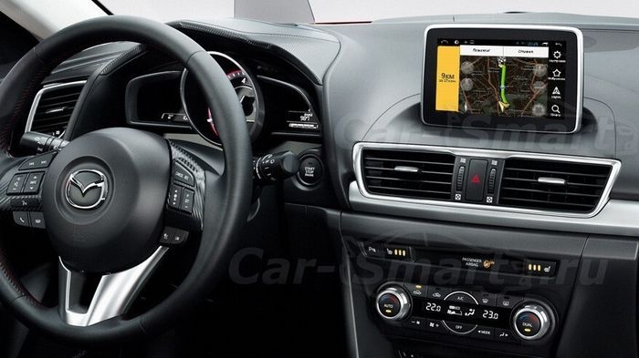 Навигационный блок для Mazda 3, Axela 2013-2019 (Mazda Connect) - Kuberg LT-MZD-655 на Android 9, и