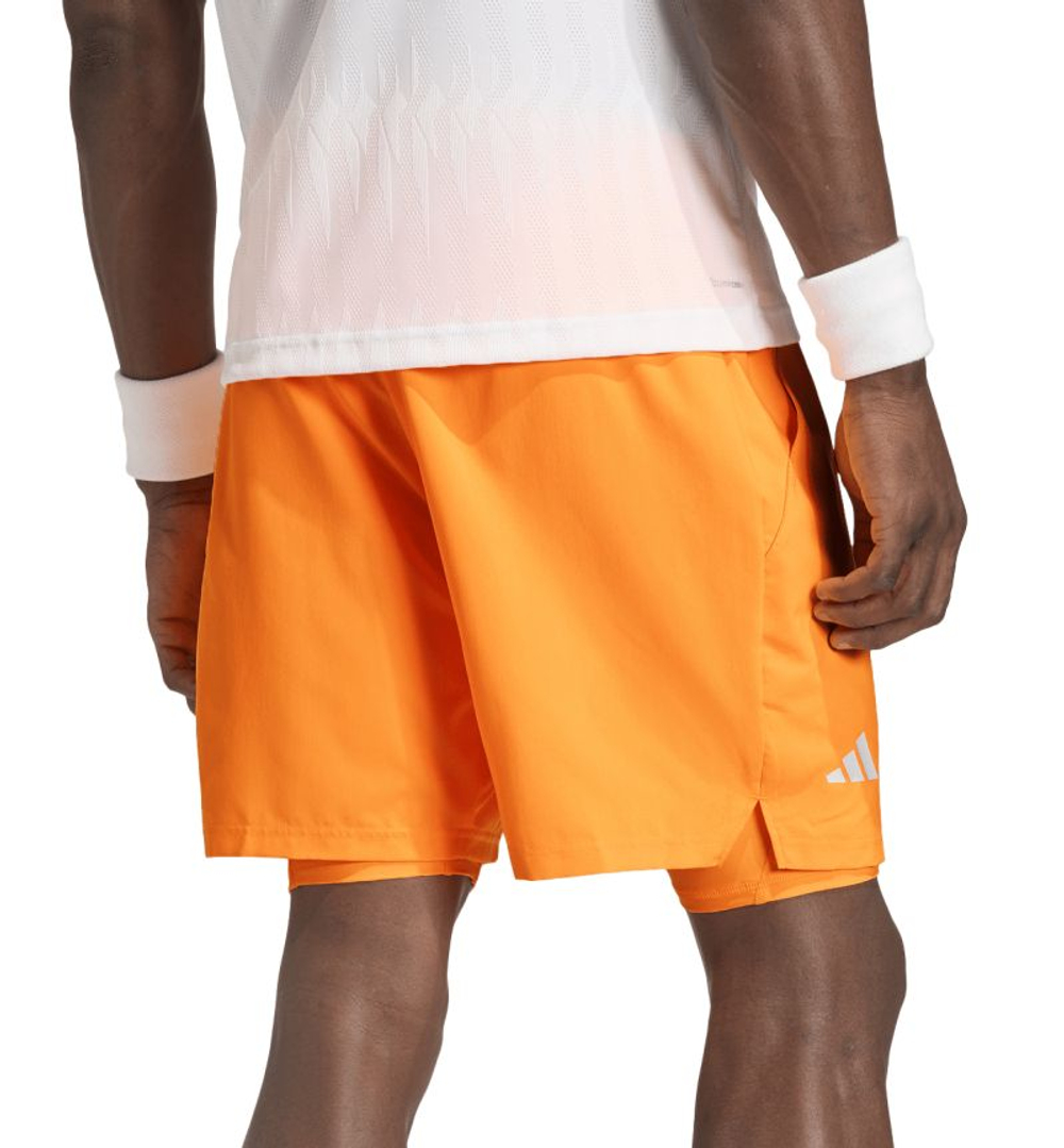 Мужские теннисные шорты Adidas Club 2in1 - pure orange