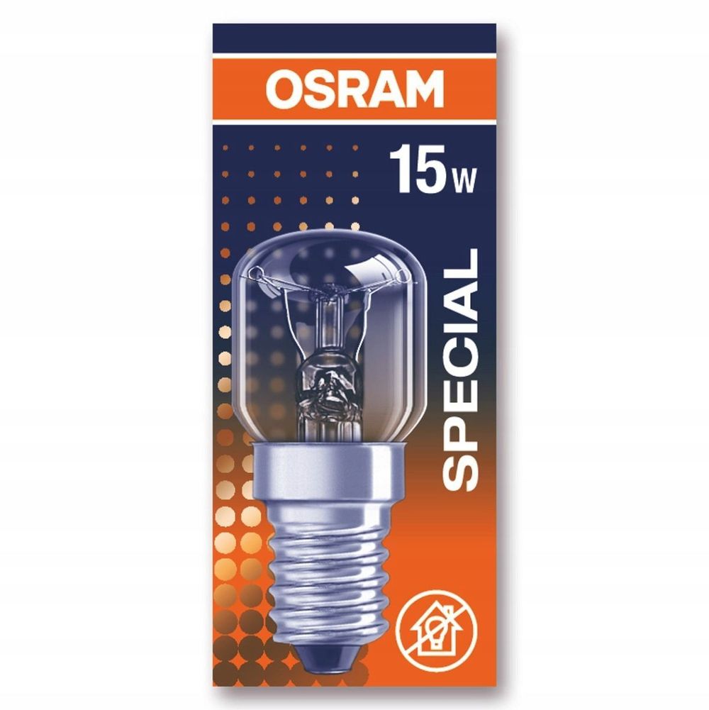 Лампа для духового шкафа / печи OSRAM SPECIAL OVEN  T22 CL 15Вт Е14 230В жаростойкая 300 градусов С