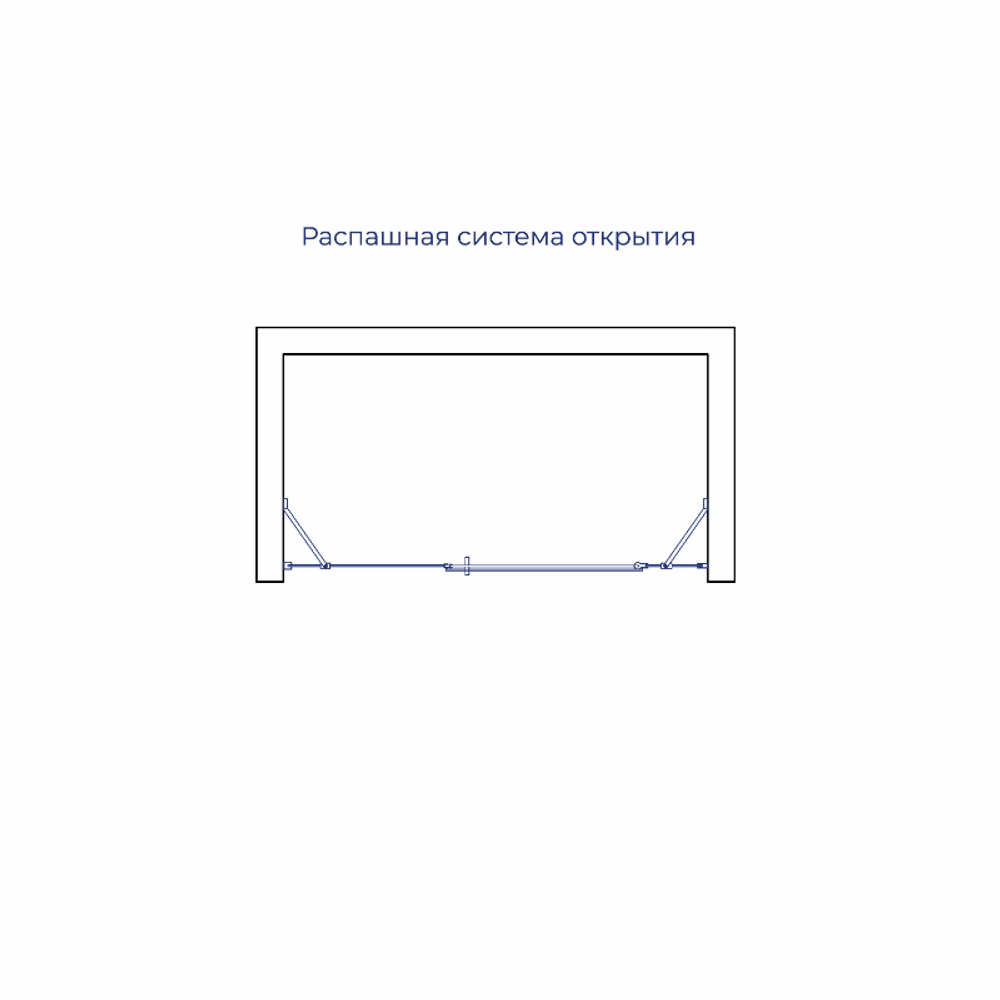 Душевая дверь RGW LE-009 (LE-004 + Z-09+профиль A-14) (Прозрачное, 1700)