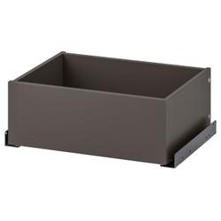 IKEA KOMPLEMENT  (ИКЕА КОМПЛЕМЕНТ)  -  Ящик - тёмно-серый 50x35 см