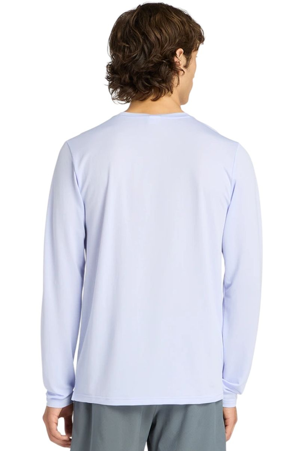 Мужская теннисная футболка с длинным рукавом New Balance Sport Long Sleeve - light purple