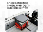 Комплект Кресло и рама из стали черного цвета Кокпит NovgGrayBlack, серый/светло-серый/винил