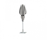 Зонт-парусник 2.9х2.9 м Scolaro Vela Titanium, титан, серо-коричневый